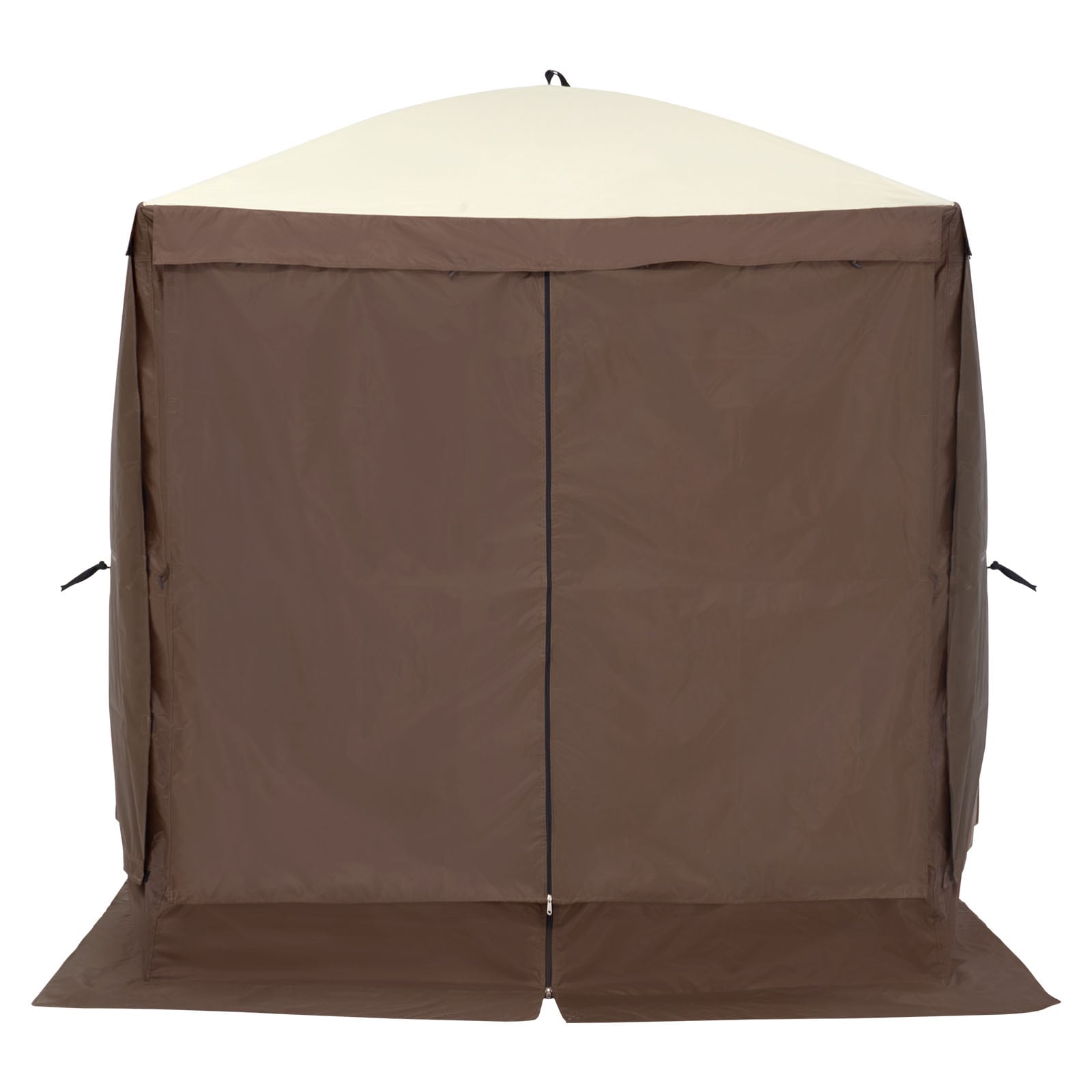 Pop Up Gazebo Tent With Mosquito Netting And Removable Privacy Cloths_voghion.com